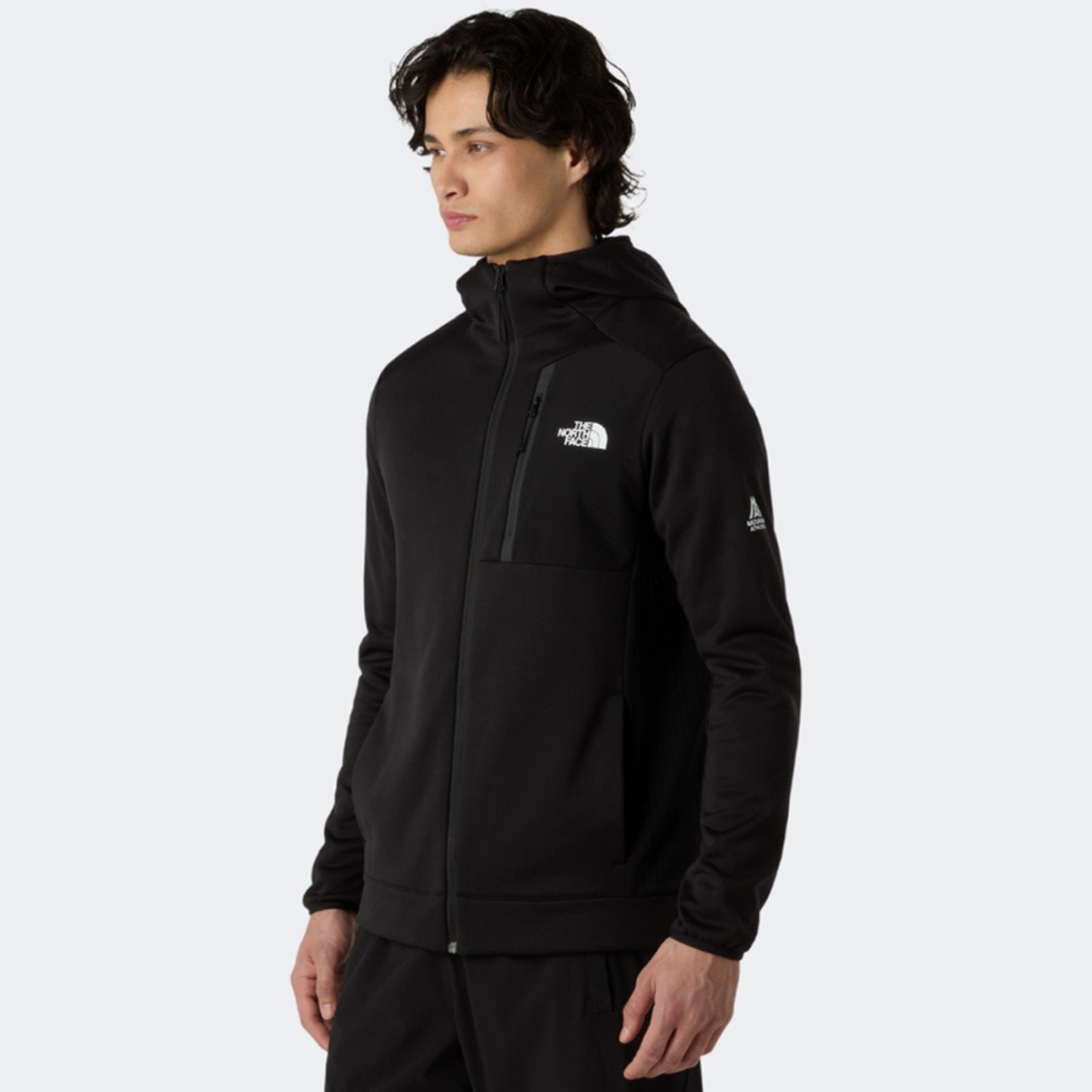 The North Face Mountain Athletics Fleece Erkek Siyah Kapüşonlu
