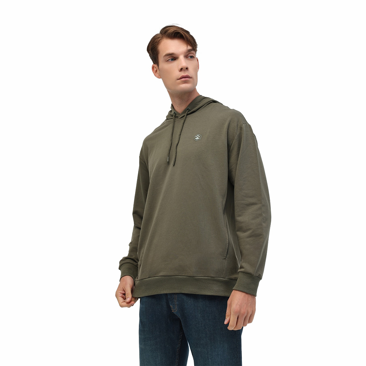 Lumberjack SN73 Erkek Haki Sweatshirt 102024361 - Sporthink