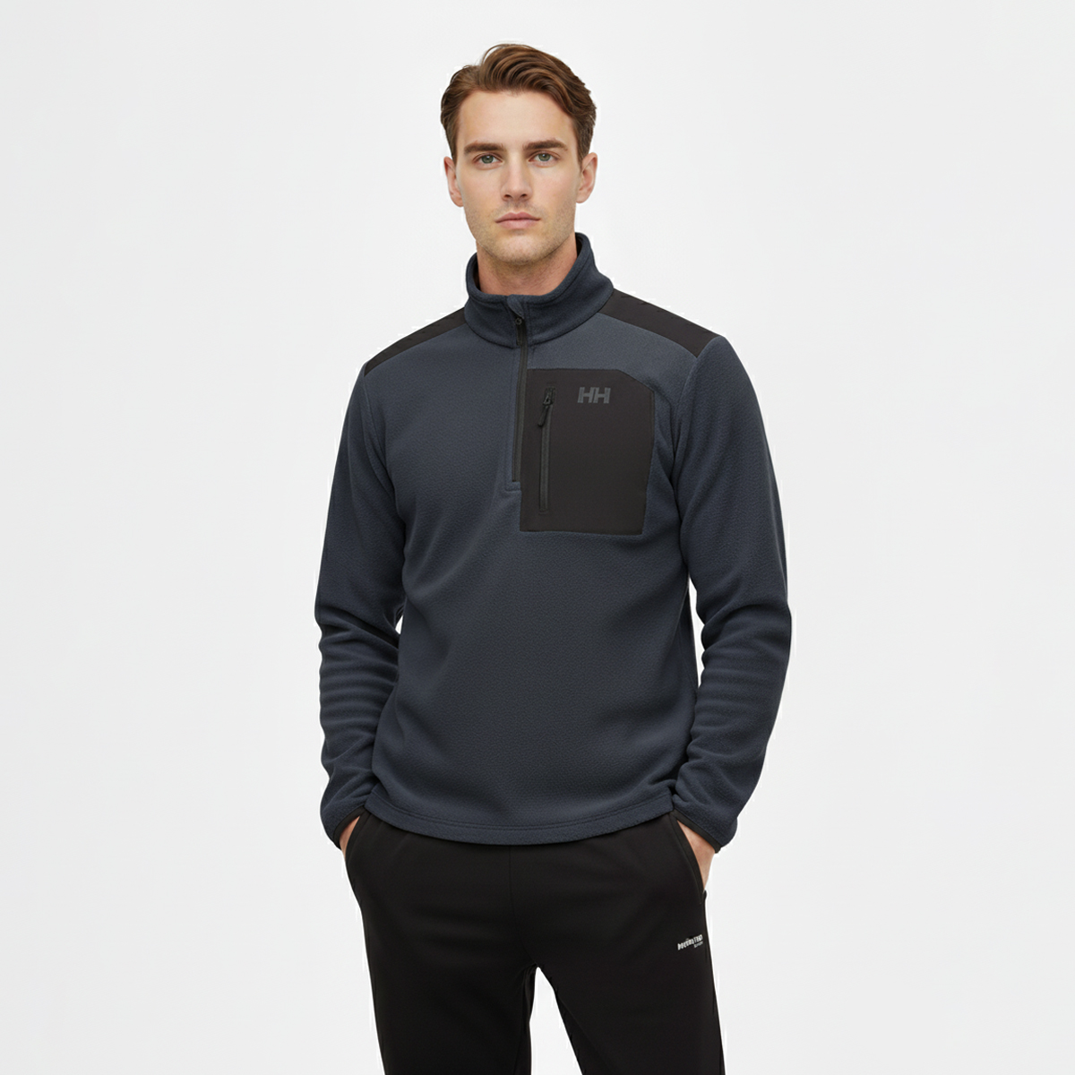 Helly Hansen Polar Block Erkek Yeşil Sweatshirt 12008-453 - Sporthink