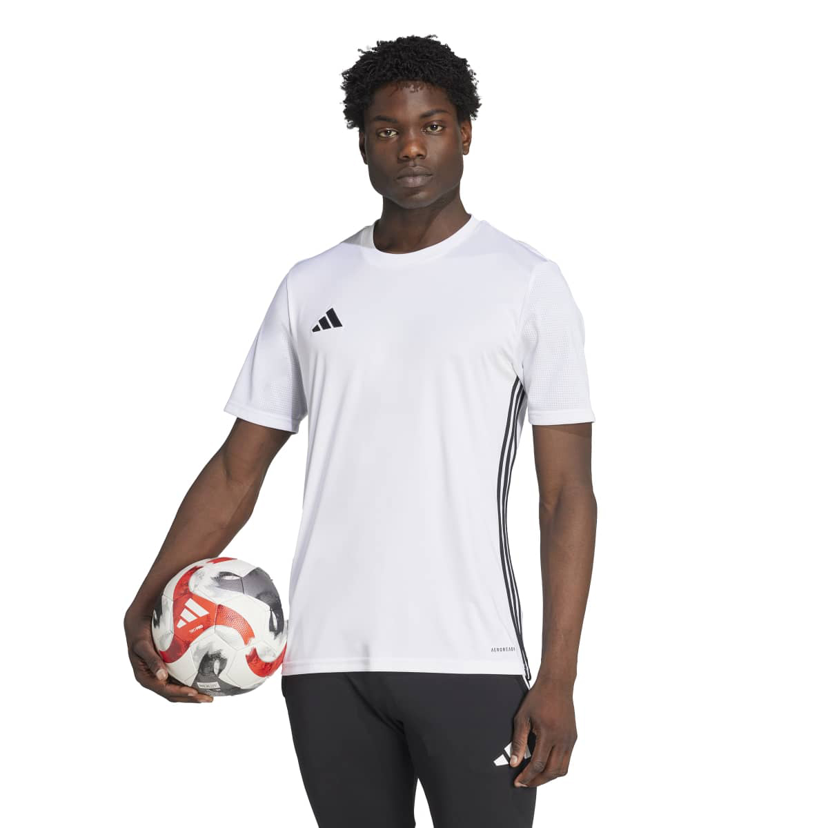 adidas Tabela 23 Jersey Erkek Beyaz Yuvarlak Yaka Forma KB8010