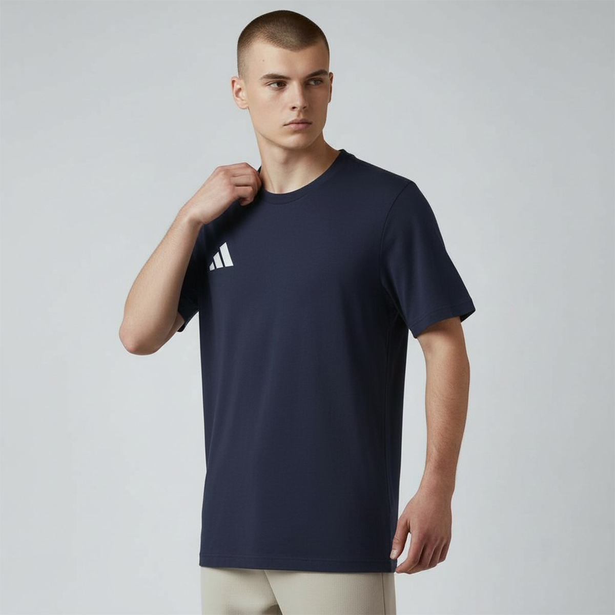 adidas Entrada 26 Jersey Erkek Lacivert Yuvarlak Yaka Forma KR3281