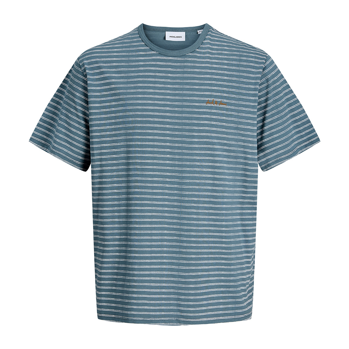 Jack&Jones Devin Daytona Striped Erkek Kahverengi Tişört 12288358