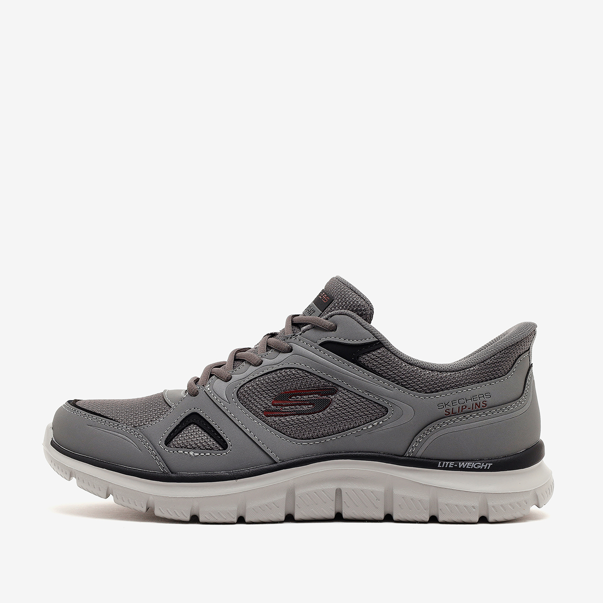 Skechers Track Ezral Erkek Gri Spor Ayakkabı 233039TK-CCRD - Sporthink