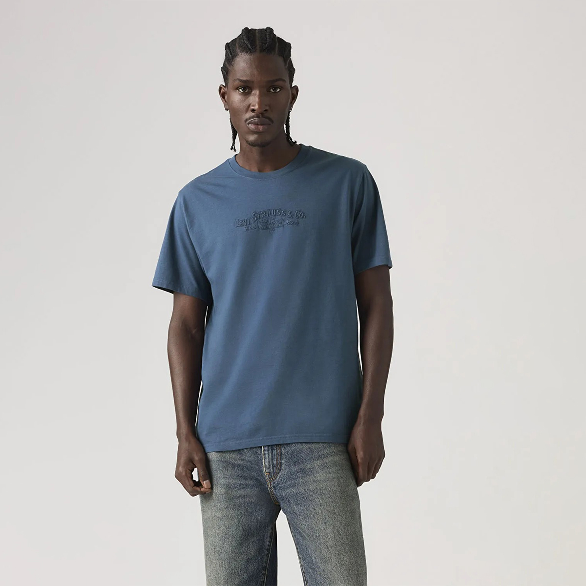 Levi's Relaxed Fit Erkek Yeşil Yuvarlak Yaka Tişört A2082-0259