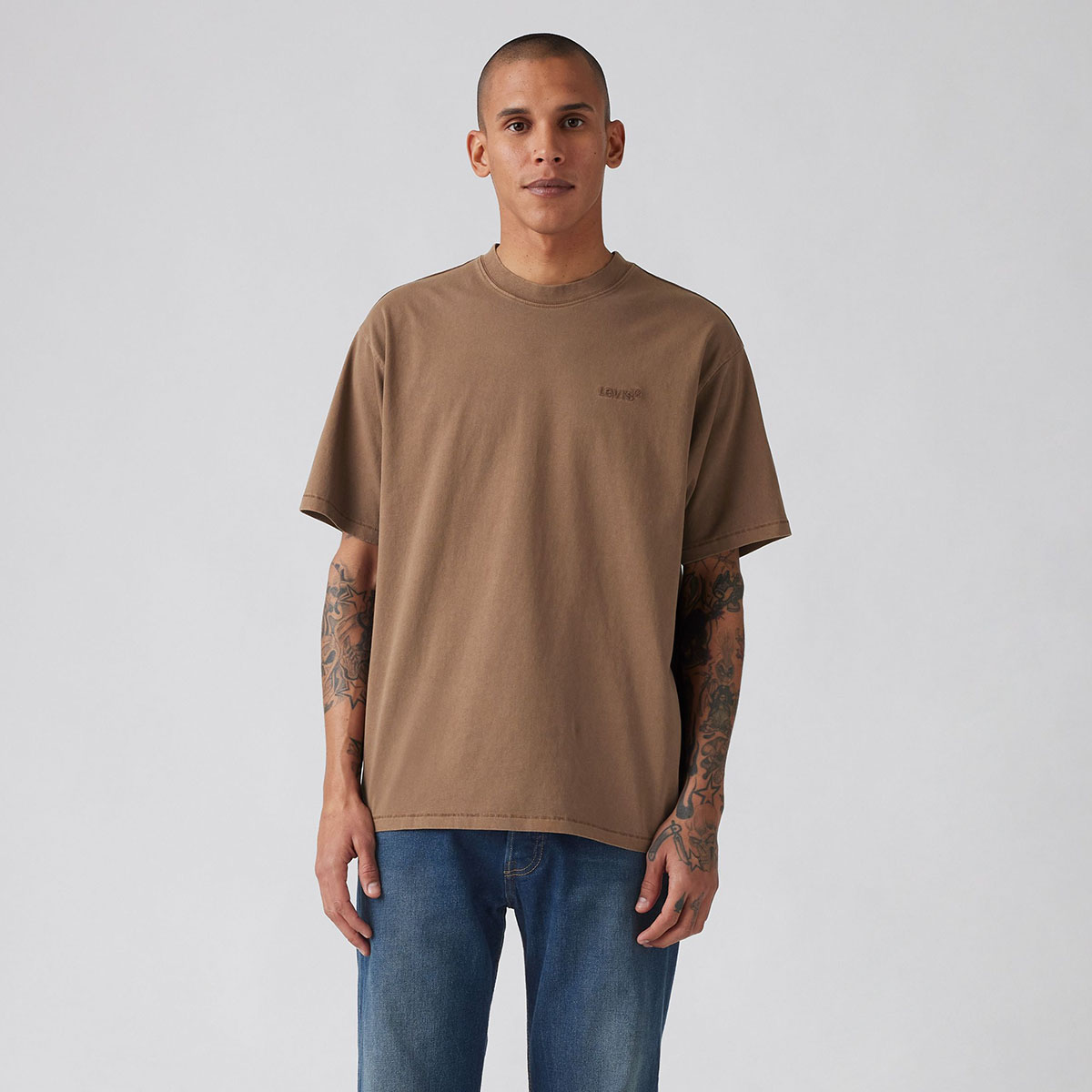 Levi's Red Tab Vintage Erkek Kahverengi Tişört A0637-0139 - Sporthink